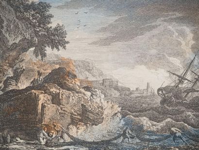 Joseph VERNET (1714-1789)
Fishing net and...