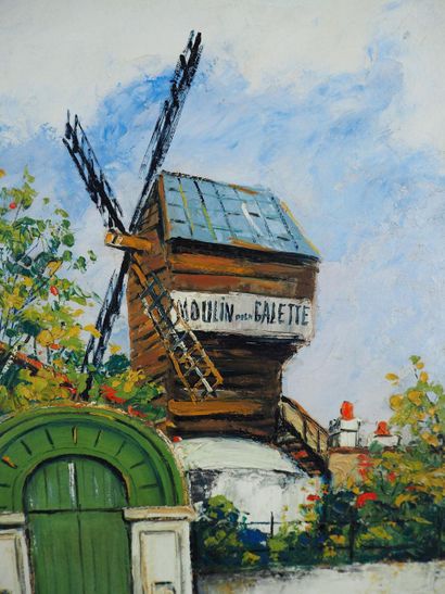 Elisée MACLET (1881-1962)
Montmartre: Moulin...