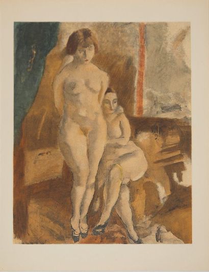 Jules PASCIN (1885-1930)
Les deux muses,...