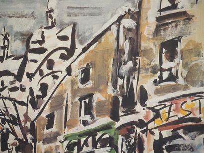 Gen PAUL (1895-1975)
Montmartre, Paris
Lithograph...