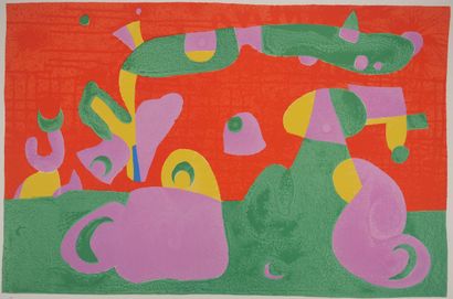 Joan MIRO (1893-1983)
Formes surréalistes,...