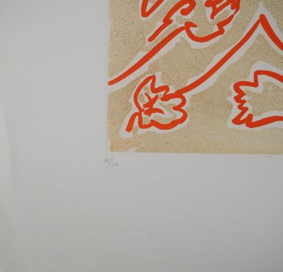 André MASSON (1896-1987)
Figures surréalistes
Gravure...