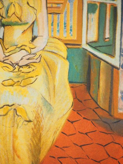 D'après Henri MATISSE (1869-1954)
Jeune fille...