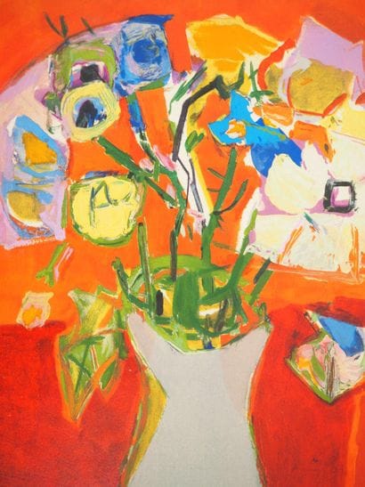 Roger BEZOMBES (1913-1994)
Bouquet and melon,...