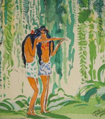 Jean-Gabriel DOMERGUE (1889-1968)
Tahiti,...