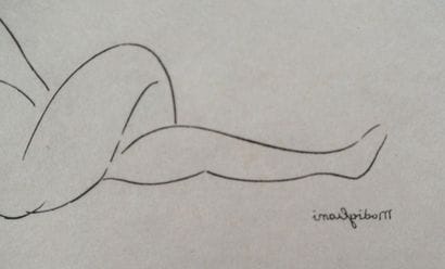 Amedeo MODIGLIANI (1884-1920)
Femme allongée...