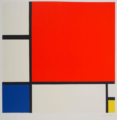 Piet MONDRIAN (1872-1944)(d'après)
Composition...