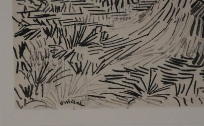 After Vincent VAN GOGH (1853-1890)
Fields...