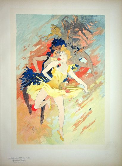 Jules CHERET (1836-1932)
Dancers in the air,...