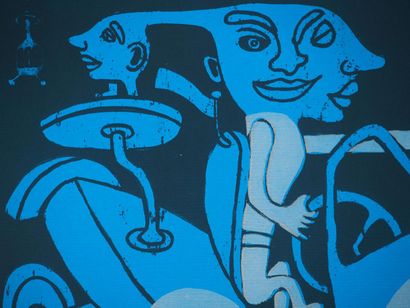 Yvon TAILLANDIER (1926-2018)
The Traveler,...