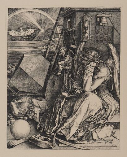 After Albrecht DURER (1471-1528)
Melencolia
Engraving
Signed...