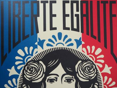 Shepard FAIREY aka Obey Giant (born 1970)
Liberty,...