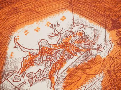 André MASSON (1896-1987)
Sommeil incandescent
Gravure...