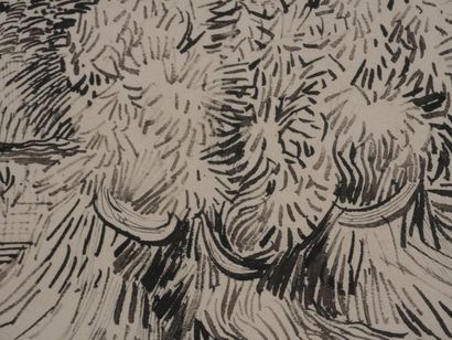 After Vincent VAN GOGH (1853-1890)
Fields...