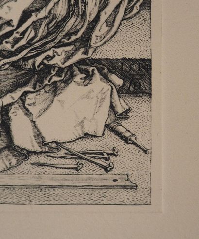 After Albrecht DURER (1471-1528)
Melencolia
Engraving
Signed...