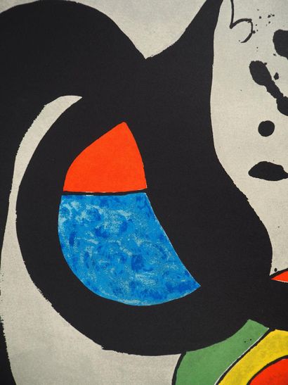 Joan MIRO (1893-1983)
Femme à l'oiseau, 1970
Lithographie...