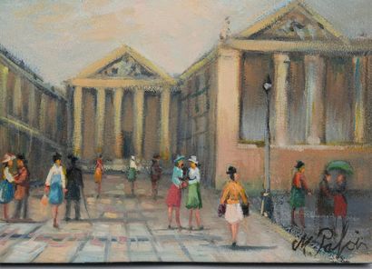 Michel PABOIS (né en1939)
Paris, L'église...