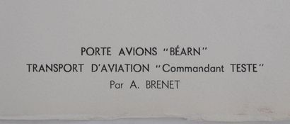 Albert BRENET (1903-2005)
Aircraft carrier...