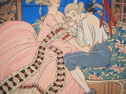 Georges BARBIER (1882-1932)
The Jealous Parrot,...