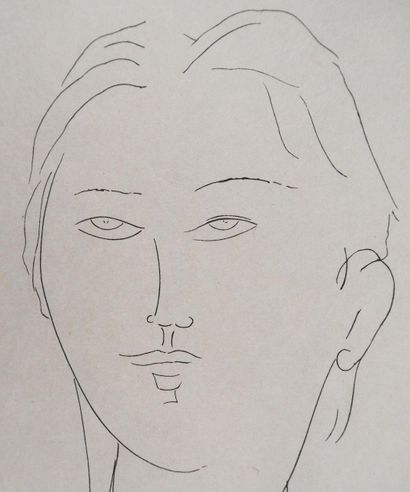 Amedeo MODIGLIANI (1884-1920)
Jeune femme,...