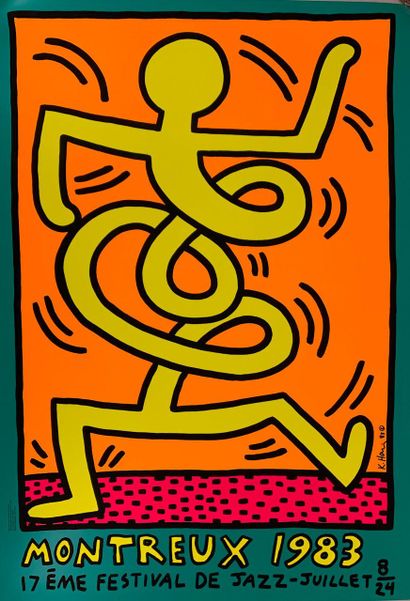 Keith HARING (1958-1990)
Swing Green: Montreux...