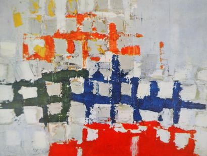 Nicolas DE STAEL (1914-1955)
Abstract composition,...