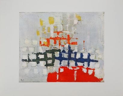 Nicolas DE STAEL (1914-1955)
Abstract composition,...