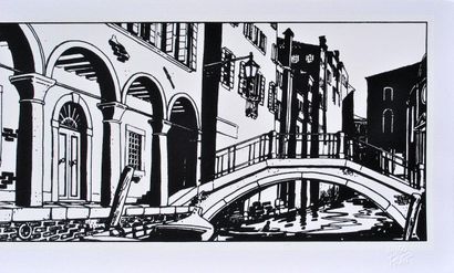 Hugo PRATT (1927-1995)
Corto Maltese in Venice...