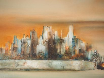 Bernard LOUEDIN (b. 1938)
Spider in the city,...