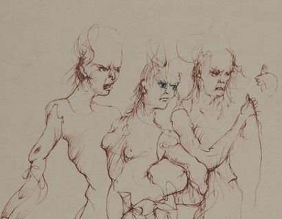 Leonor FINI (1908-1996)
Orpheus, The Erinyes,...