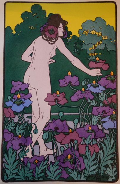 Hans CHRISTIANSEN (1853-1923)
Nude in a Field...