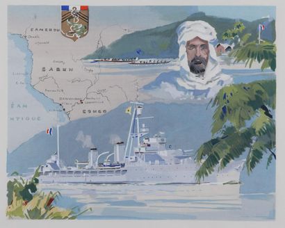 MARIN MARIE (1901- 1987)
9 Aviso coloniaux,...