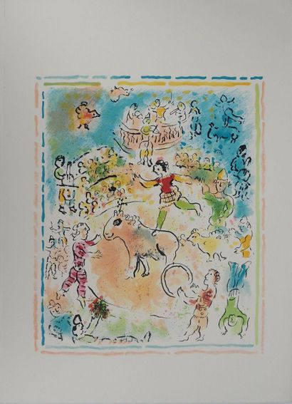 Marc CHAGALL (1887-1985)
Burlesque at the...