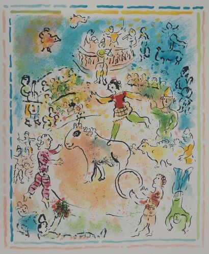 Marc CHAGALL (1887-1985)
Burlesque at the...