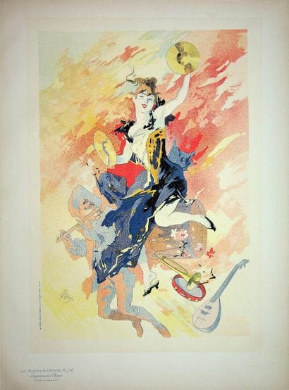 Jules CHERET (1836-1932)
Musicians in the...