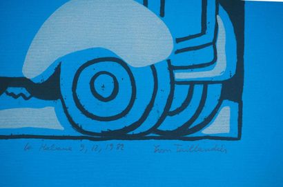 Yvon TAILLANDIER (1926-2018)
The Traveler,...