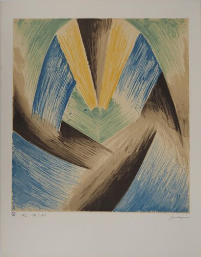 Léopold SURVAGE (1879-1968)
Rythme bleu et...