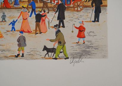 UGELLI (Gianni GUGLIELMETTI known as, 1936-2007)
Passers-by...