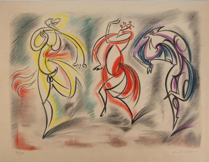 André MASSON (1896-1987)
Les Danseuses
Lithographie...