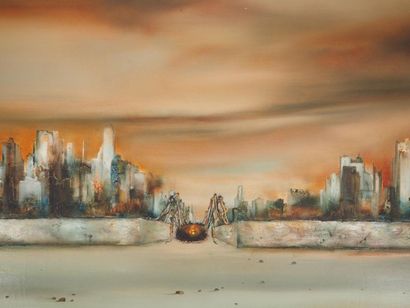 Bernard LOUEDIN (b. 1938)
Spider in the city,...