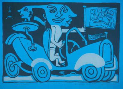 Yvon TAILLANDIER (1926-2018)
The Traveler,...