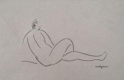 Amedeo MODIGLIANI (1884-1920)
Femme allongée...
