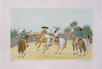 Vincent HADDELSEY (b. 1934)
Mexican Riders,...