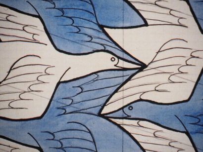 M.C. ESCHER (1898-1972)
Flight of birds,...