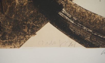 Pierre SOULAGES (1919-2022) 
Brou de Noix...