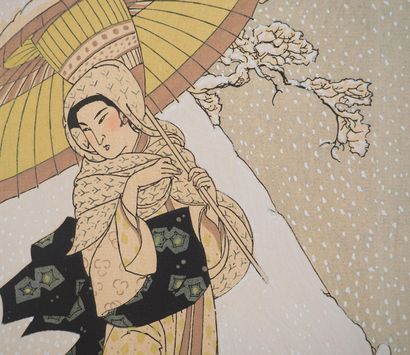 Emmanuel BLANCHE (1880-1946)
Snow in Japan,...
