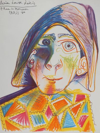 Pablo PICASSO (1881-1973)
The Harlequin,...