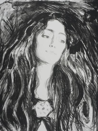 D'après Edvard Munch (1863-1944)
Broche,...