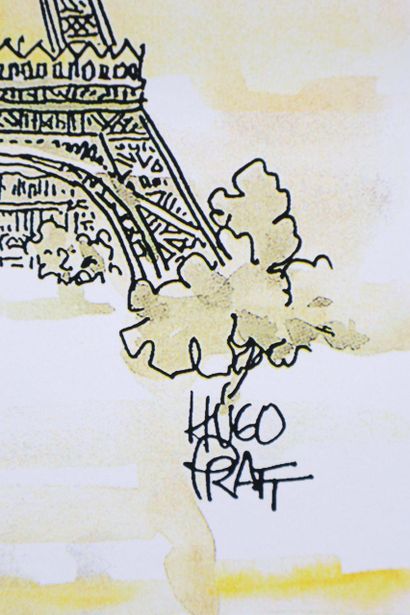 Hugo PRATT (1927-1995)
Corto Maltese in Paris,...