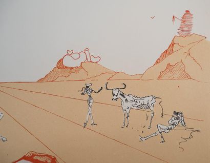 Salvador DALI (1904 - 1989)
Iberian Landscape:...